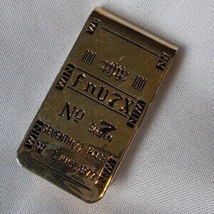 COLLECTIBLE VINTAGE NO. 7 SEVENTH RACE JULY 7 1977 CHURCHILL DOWNS Money Clip